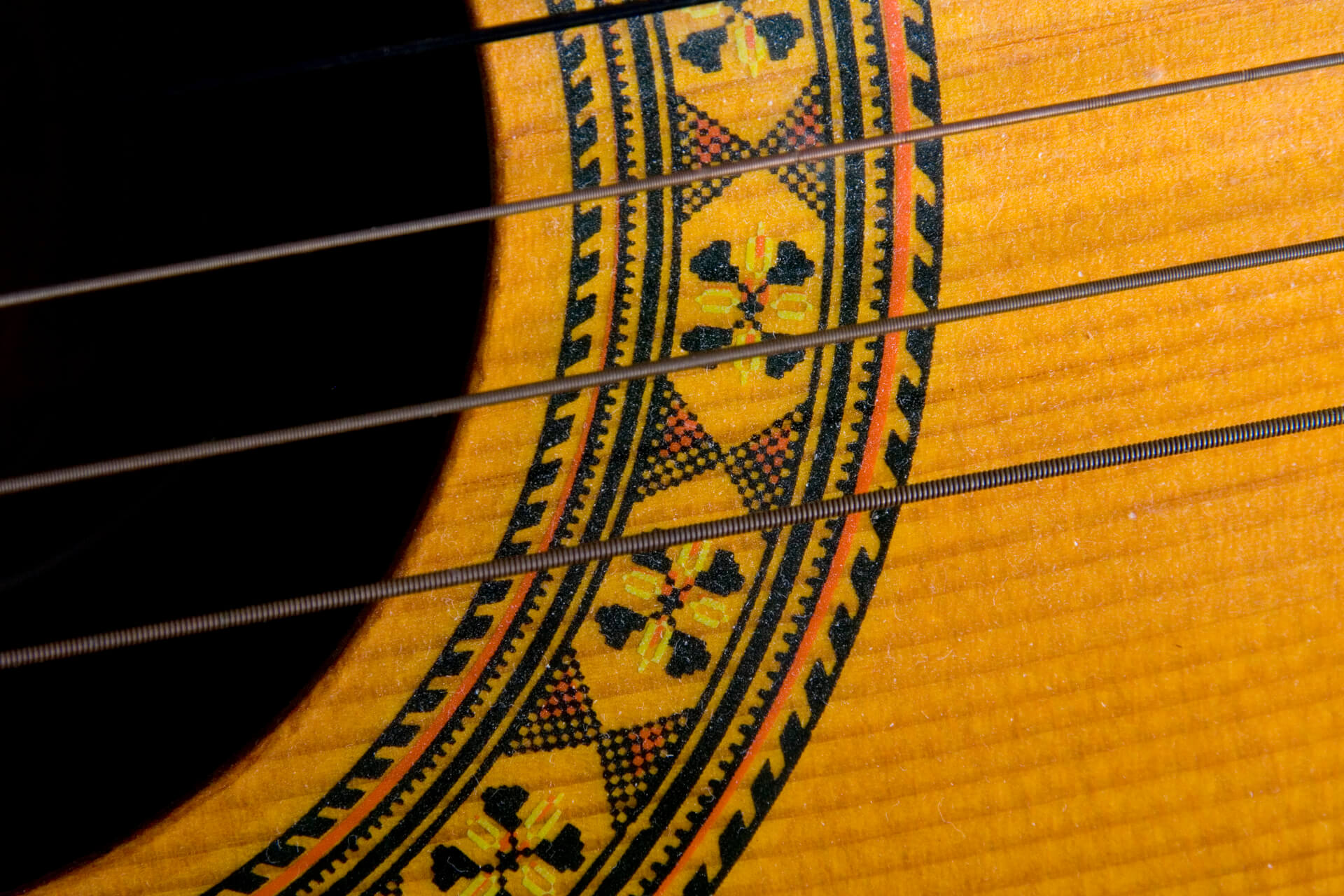 fondo guitarra círculo